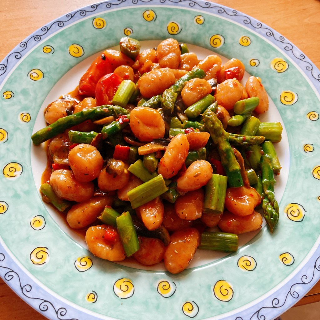 Gnocchi mit Spargel und&nbsp;Pilzen