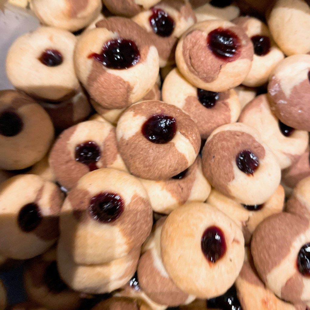 Marmorierte Husarenkrapferl