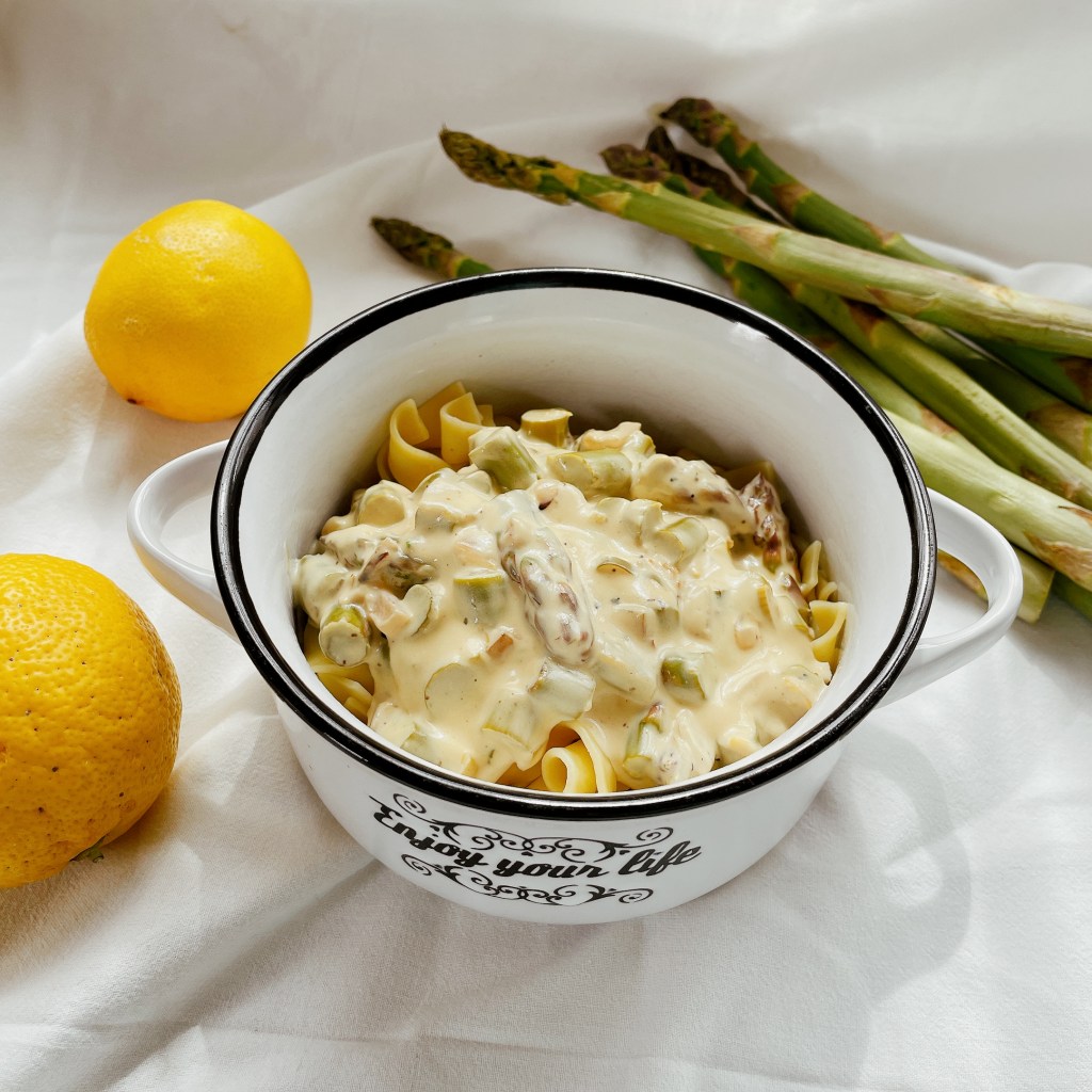 Spargel-Zitronen-Pasta
