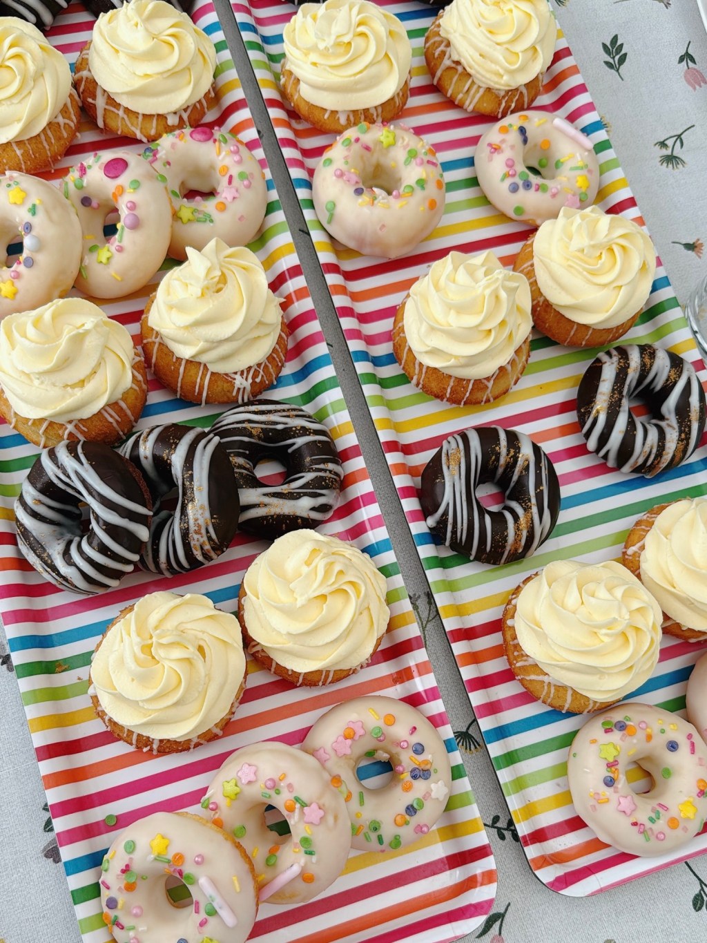 Dreierlei Minidonuts